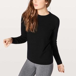 Black wool lululemon sweater